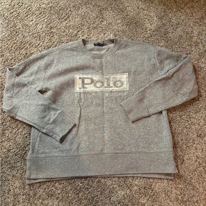 Ralph Lauren Gray Logo Sweatshirt